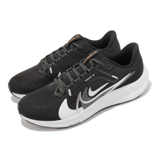 Nike 慢跑鞋 Air Zoom Pegasus 40 PRM 男鞋 黑 白 小飛馬 緩震 運動鞋 路跑 FB7179-001