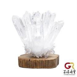⭐︎【極上品】白水晶 置物 590g 水晶消磁盒小夜燈套裝– Pink Laboratory