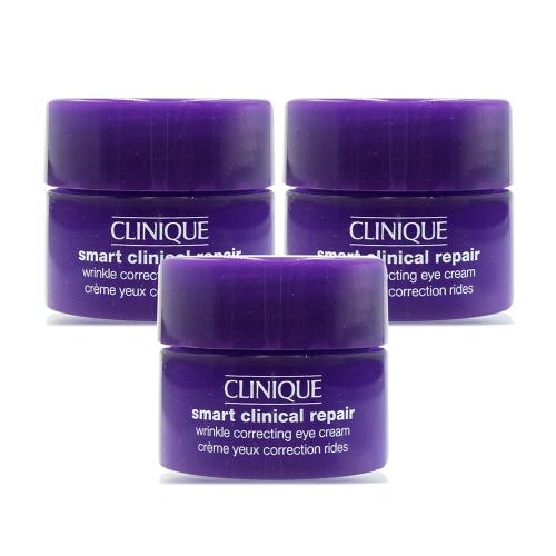 CLINIQUE倩碧 天才超緊無痕眼霜5ml*3 (正貨容量組)