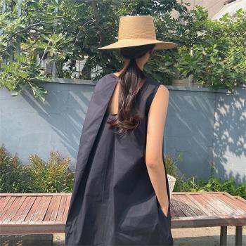 女裝韓國chic設計感連衣裙背心