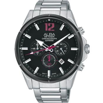 ALBA 雅柏 ACTIVE 活力時尚運動計時手錶(VD53-X297D/AT3D31X1)43mm