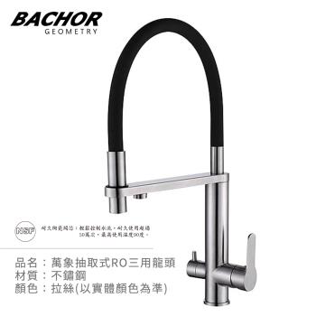【BACHOR】304不鏽鋼可繞式出水管RO龍頭 EBA.83565-無安裝