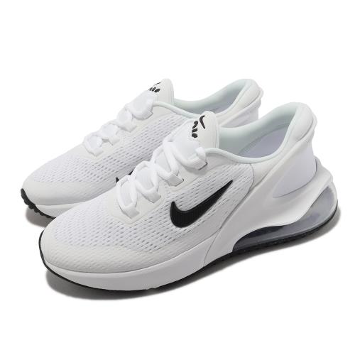 Nike 休閒鞋Air Max 270 GO GS 女鞋大童鞋白黑後踩式鞋跟設計氣墊運動