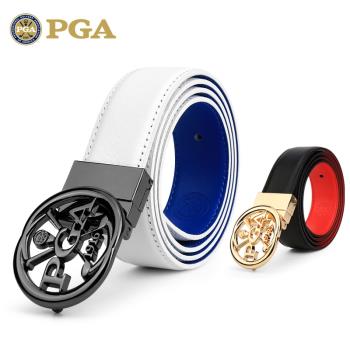 美國PGA 高爾夫皮帶 女士腰帶 頭層牛皮皮帶 奢華優雅