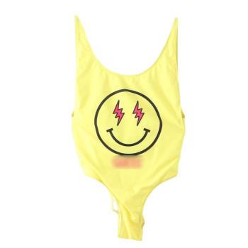 諾諾E站【GS】夏季 時尚韓版ins性感遮肚顯瘦可愛印花女連體泳衣