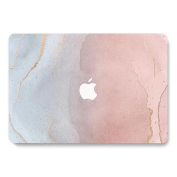 適用于蘋果筆記本macbook air pro 13.3 12 15寸粉藍色漸變保護殼