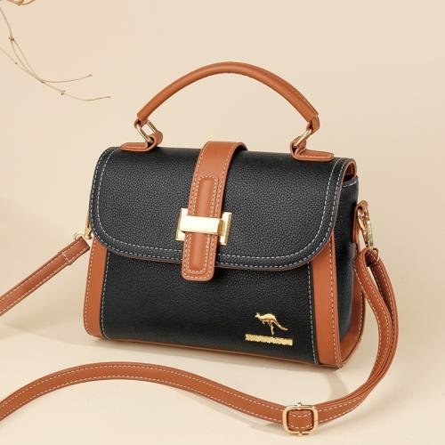 時尚小方包女包2024新款手提手拎單肩斜挎簡約百搭軟皮休閑小包秋