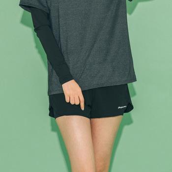 韓國游泳衣平角短褲假兩件套顯瘦戶外速干透氣學生保守運動短褲女