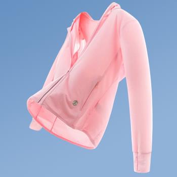 UPF50+夏日專業防曬衣女皮膚風衣外套冰絲長袖防紫外線透氣防曬服