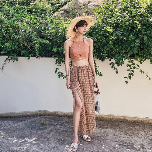 泳衣女三件套可愛日系2025新款超仙分體溫泉泳裝性感保守遮肚顯瘦