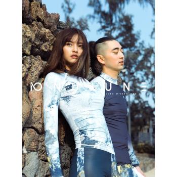 【聯名款】Nu-June X AGNT潛水服女防曬長袖泳衣浮潛服情侶水母衣