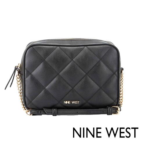 【NINE WEST】MADISEN 菱格方包-黑色(559569)