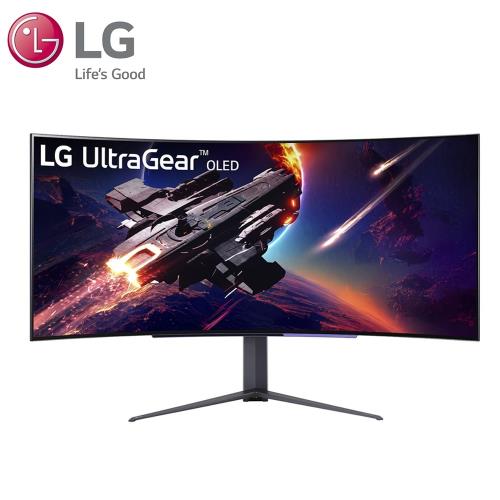 LG 45GR95QE-B HDR OLED曲面電競螢幕 (45型/3440x1440/240Hz/0.03ms/HDMI 2.1)