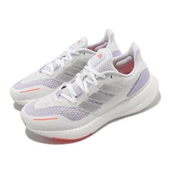 adidas 慢跑鞋 Pureboost 22 H.Rdy W 女鞋 白 紫 緩震 透氣 運動鞋 愛迪達 HQ1420