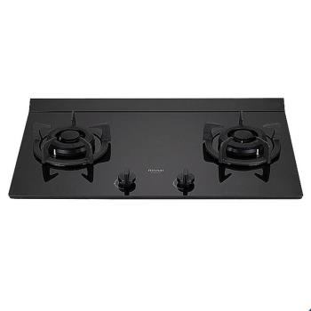 (含標準安裝)林內【RB-M2710G(B) LPG】檯面式極炎雙口爐二口爐(黑波/LED旋鈕)桶裝瓦斯