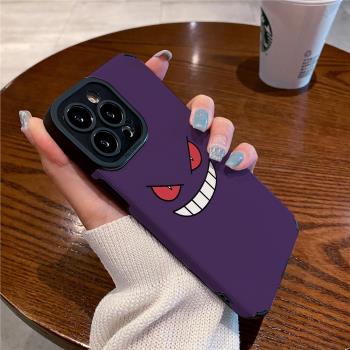 技芝 簡約卡通搞怪耿鬼適用IPhone13promax蘋果15 12 14手機殼11防摔xs max新款16高階X全包Plus矽膠保護套女