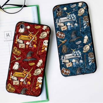 哈利波特手機殼適用13蘋果11 8plus磨砂iphone15PRO電影周邊7軟12紅米K60一加ace2小米13液態IQOO11S矽膠VIVO