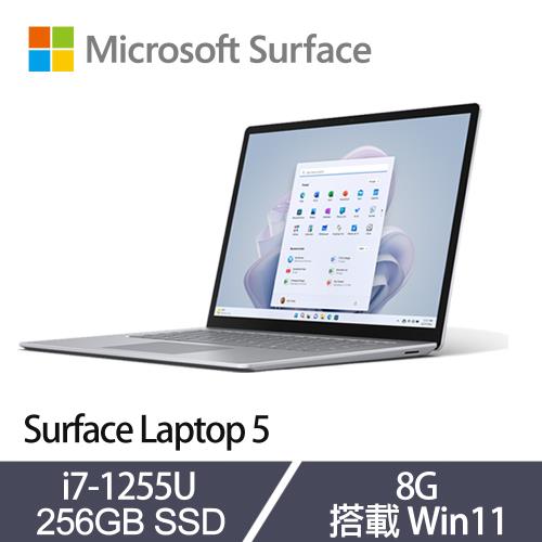 Microsoft 微軟Surface Laptop 5 觸控筆電15吋i7-1255U/8G/256G