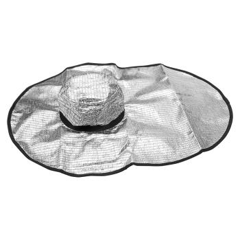 日本NEEDS超輕超長66cm鋁箔UPF50+防曬帽遮陽帽692984(超寬帽簷15-33cm;可放保冷劑;附綁帶)隔熱帽子