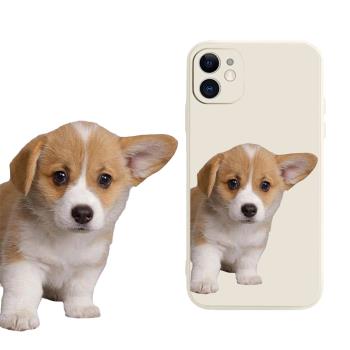 可愛小狗手機殼適用iPhone11蘋果12柯基13pro簡約14創意xsmax軟xr