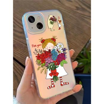 Coco醬日本情侶周邊適用iphone14promax蘋果13手機殼新款12pro創意卡通14pro女款13promax矽膠11手機套