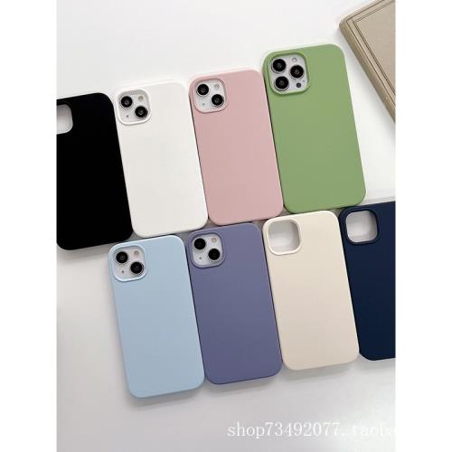 適用蘋果13手機殼15全包iPhone12Pro液態硅膠17/17Air/11Pro/16e/14Plus簡約16純色14ProMax/13pro防摔12min
