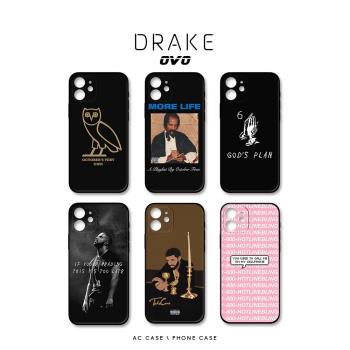Drake公鴨說唱rap嘻哈適用于iPhonex蘋果8plus歐美ovo手機殼米華