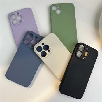 液態硅膠平替適用于蘋果12promax手機殼iphone11保護套13全包純色