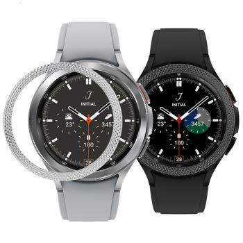 適用于三星Galaxy watch5手表刻度圈Classic4代42/46mm保護圈金屬刻度表watch5pro 45mm刻度環保護配件非原裝