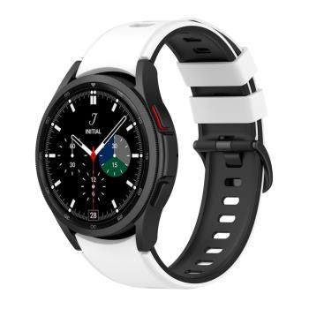 【官方同款】適用三星Galaxy watch5/4 手表雙色運動硅膠表帶classic4運動替換腕帶5pro非原裝配件40/44mm