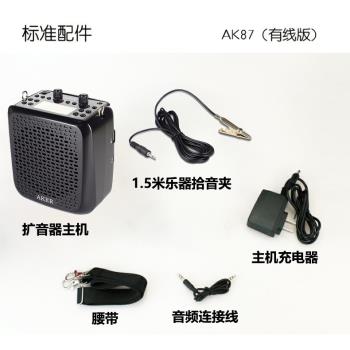 愛課二胡笛子葫蘆絲薩克斯口琴電吹管無線藍牙音響擴音器便攜音箱