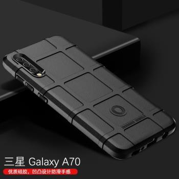 適用三星A70手機殼防摔GalaxyA90手機套創意全包A81保護殼馬蓋普A6S矽膠軟A71個性A8S磨砂潮牌氣囊