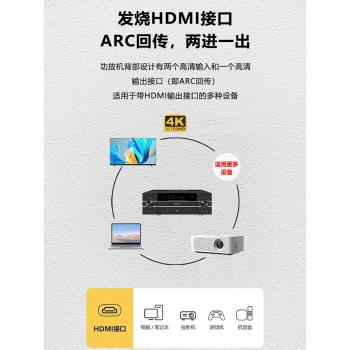 揚子功放機家用K歌藍牙功放KTV卡包功放專業大功率卡拉OK防嘯叫
