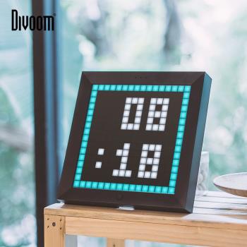 Divoom點音Pixoo Max像素屏時鐘顯示器藍牙車載表情屏相框LED擺件