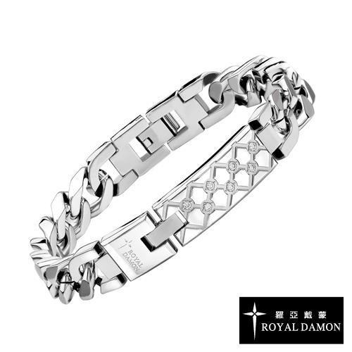 Royal Damon羅亞戴蒙 非常華麗 手鍊 (大) BK433 