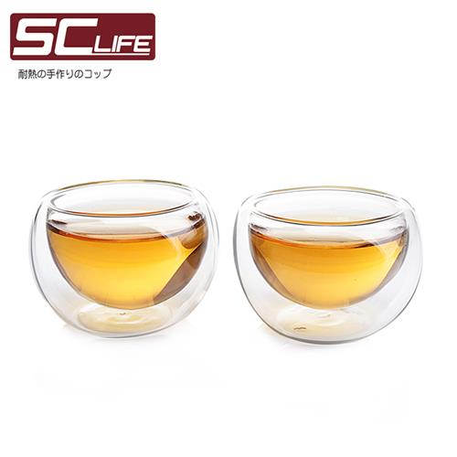 【SC life】雙層玻璃品茗杯(十入組)