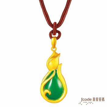 J’code真愛密碼 小家碧玉 純金中國繩項鍊