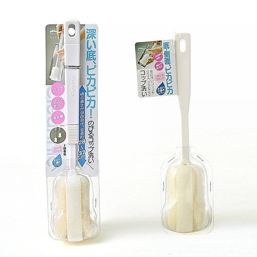 日本aisen彈性海綿洗杯刷(大+小)2入裝