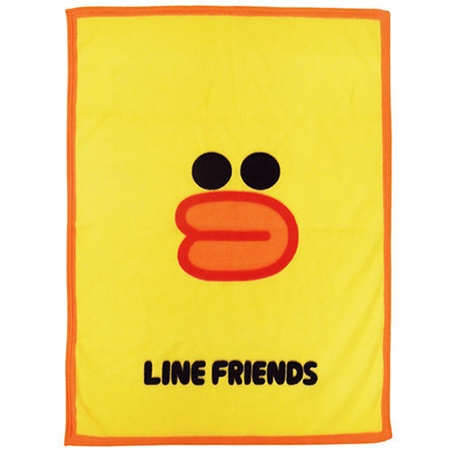【享夢城堡】LINE FRIENDS Sally莎莉刷毛毯(2入)