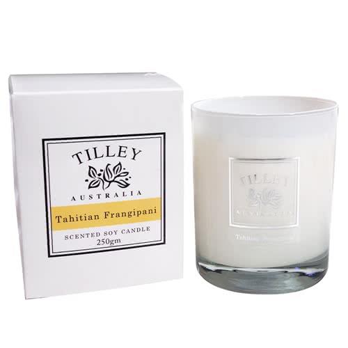Tilley百年特莉大溪地赤素馨香氛大豆蠟燭240g