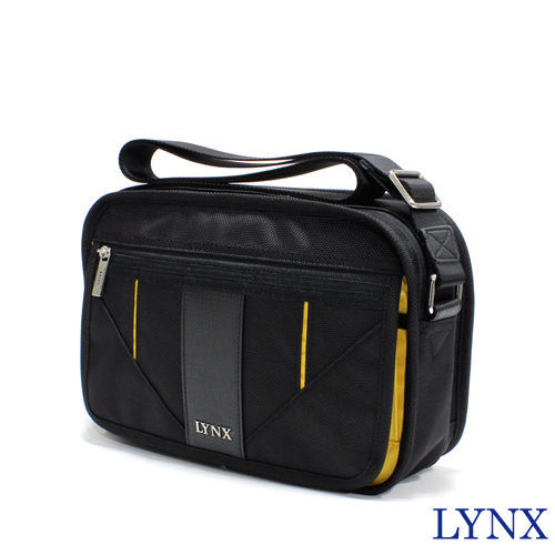 【Lynx】時尚科技系列橫式側背包-小(兩色)