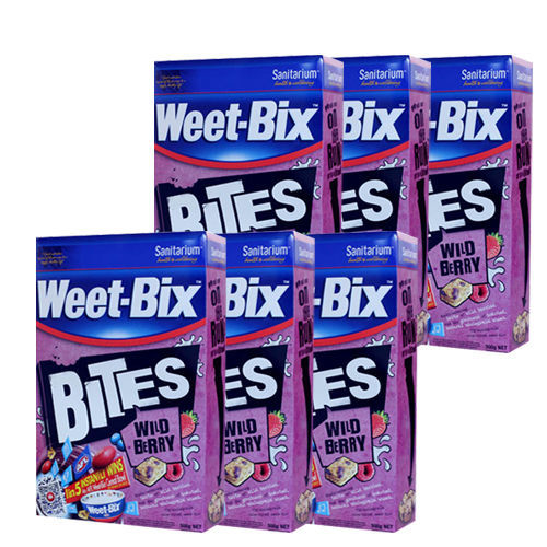 【Weet-Bix】澳洲全穀片-MINI野莓口味 6入組 (500g/盒)
