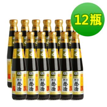 黑龍 春蘭級黑豆蔭油膏400ml *12瓶