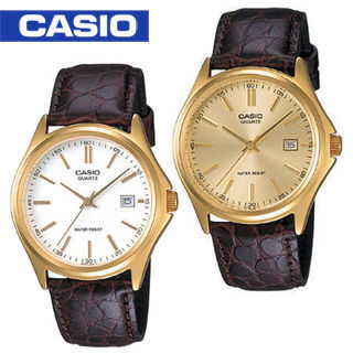 【CASIO 卡西歐】送禮首選-貴氣時尚皮革男錶(MTP-1183Q)