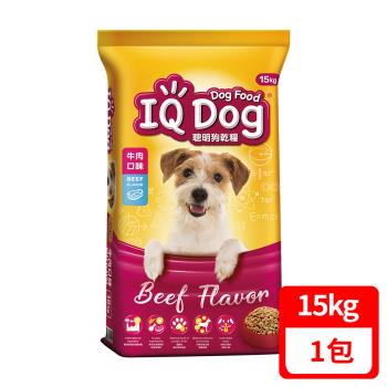 IQ Dog 聰明狗乾糧 – 牛肉口味 15kg