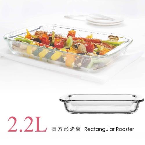 SYG台玻-耐熱玻璃長方形烤盤2.2L