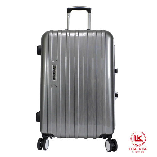 【LONG KING】24吋PC鏡面硬殼鋁框行李箱LK-8007 