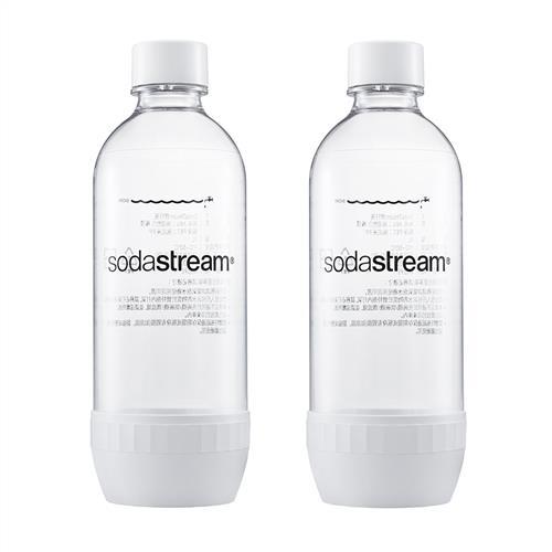 Sodastream專用水瓶1L 2入(白)