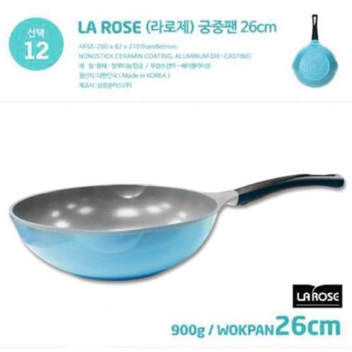 韓國Chef Topf 玫瑰鍋陶瓷不沾深炒鍋26CM