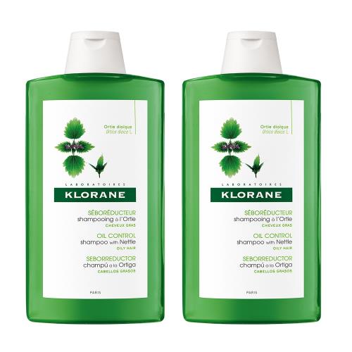KLORANE蔻蘿蘭 控油洗髮精400ml(2入組) 